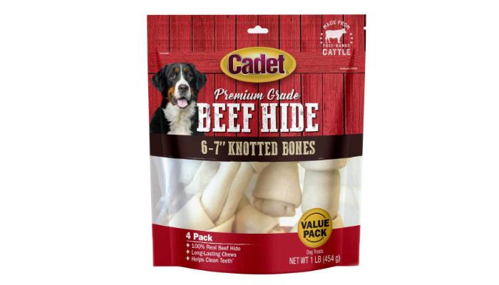Beef hide Knotted Bones